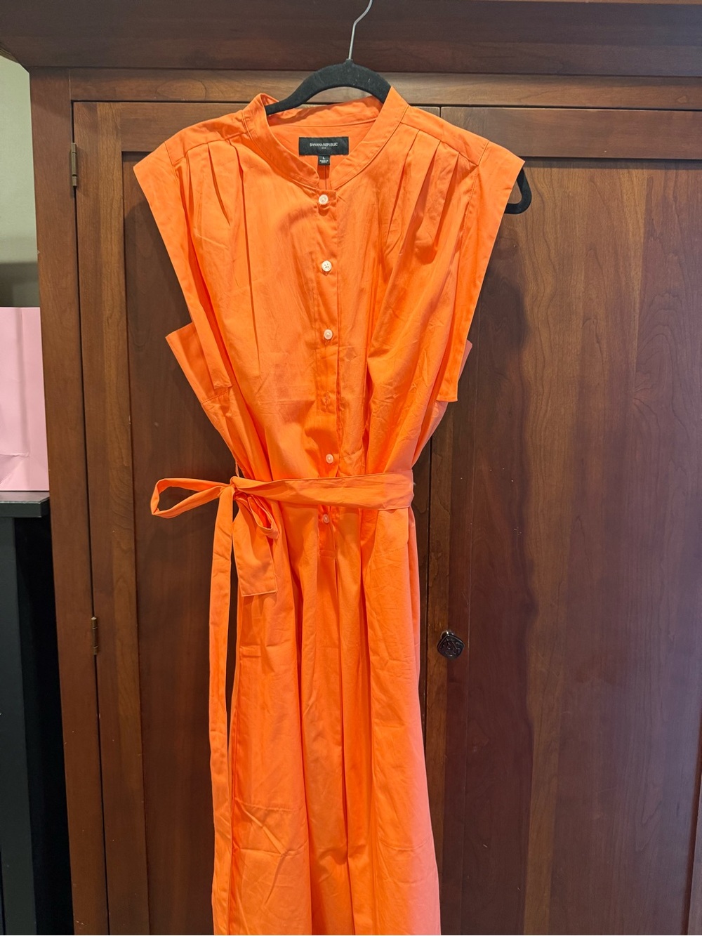 Banana Republic Orange Button-Front Shirt